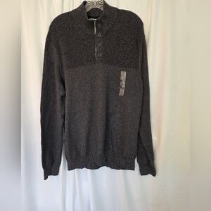 Club Room Dark Heathered Black/Gray Men's Sweater  NWT Size XL